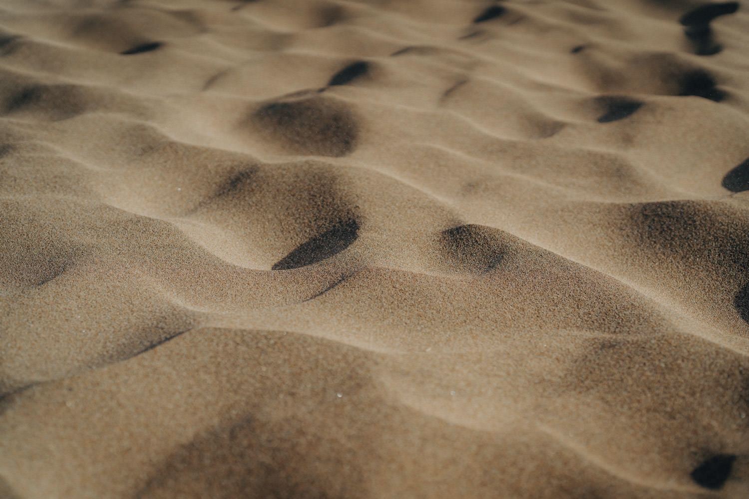 Sand am Strand von Fuerteventura